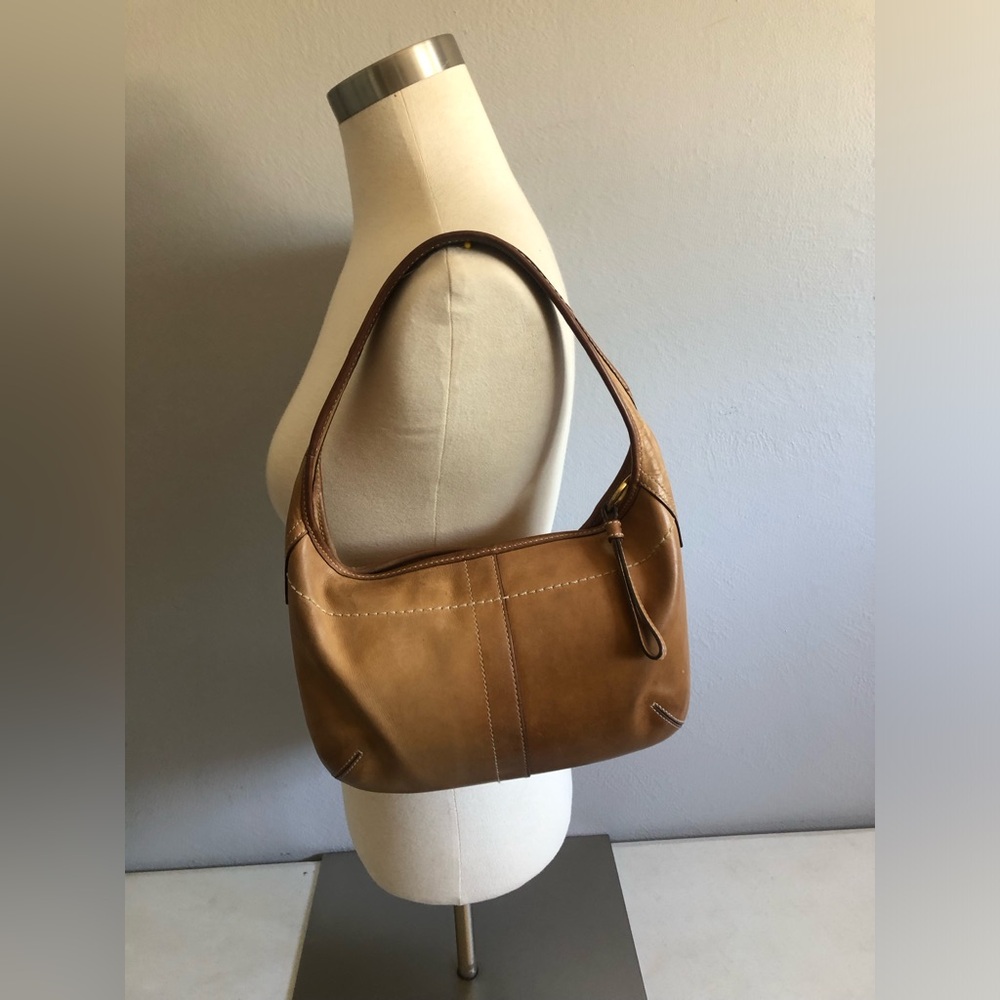 Coach Tan Leather Hobo Bag